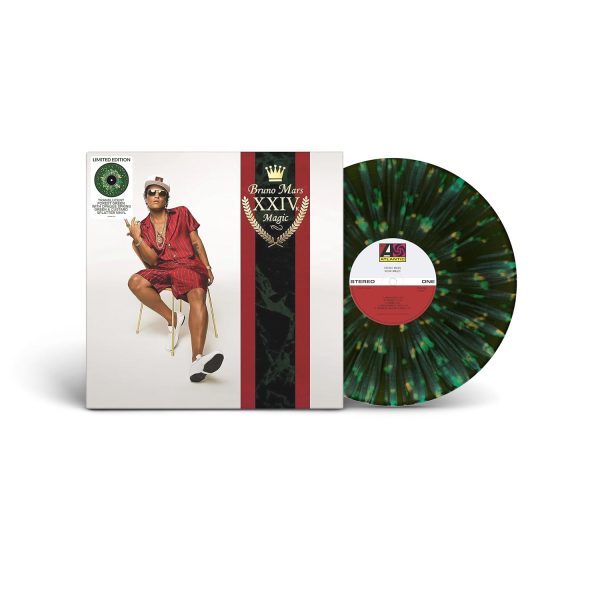 MARS BRUNO – 24K MAGIC ltd translucent forest green vinyl  LP