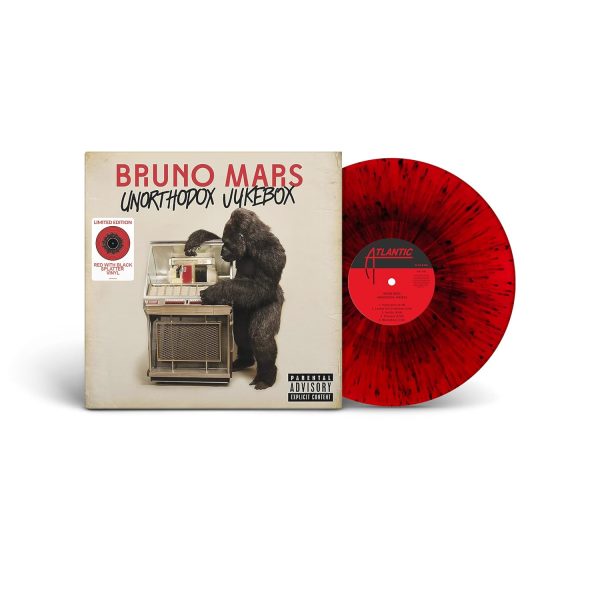 MARS BRUNO – UNORTHODOX JUKEBOX limited edition red with black splatter