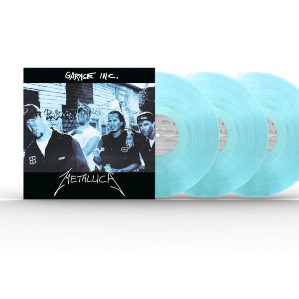 METALLICA – GARAGE INC ltd fade to blue vinyl LP3