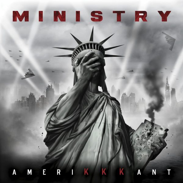 MINISTRY – AMERIKKKANT ltd grey splatter LP