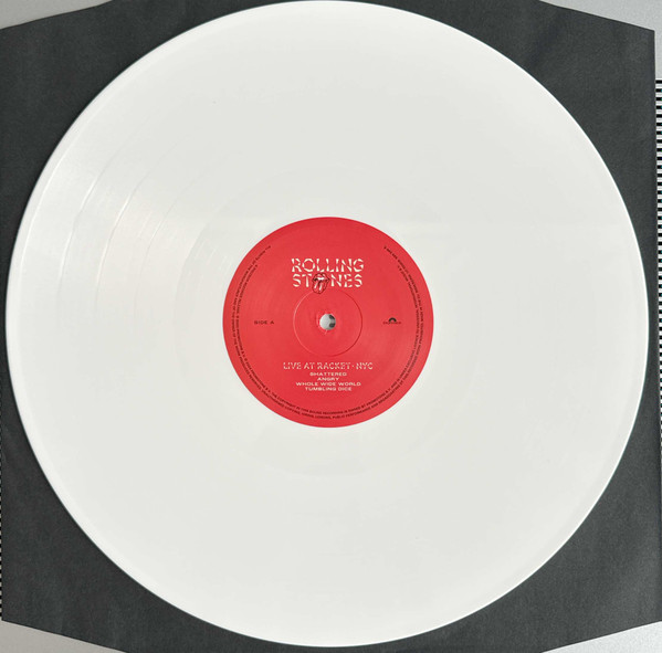 ROLLING STONES – LIVE AT RACKET NYC ltd white vinyl LP