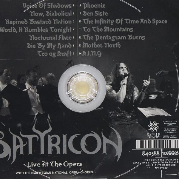 SATYRICON – LIVE AT THE OPERA CD + DVD