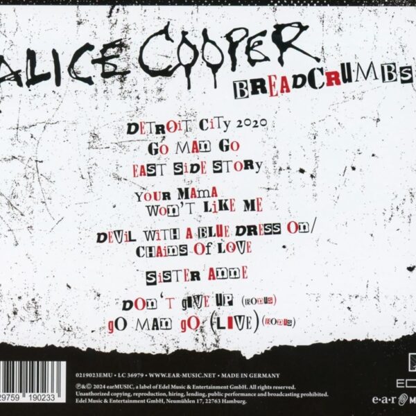 COOPER ALICE – BREADCRUMBS CD