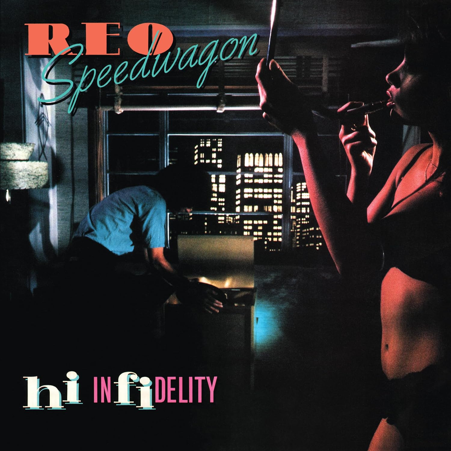 REO SPEEDWAGON – HI INFIDELITY sea glass coloured vinyl LP