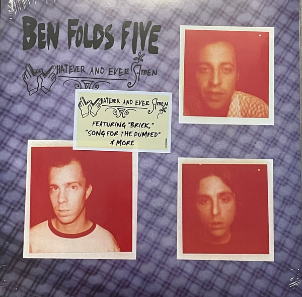 BEN FOLDS FIVE – WHATEVER  AND EVER AMEN LP