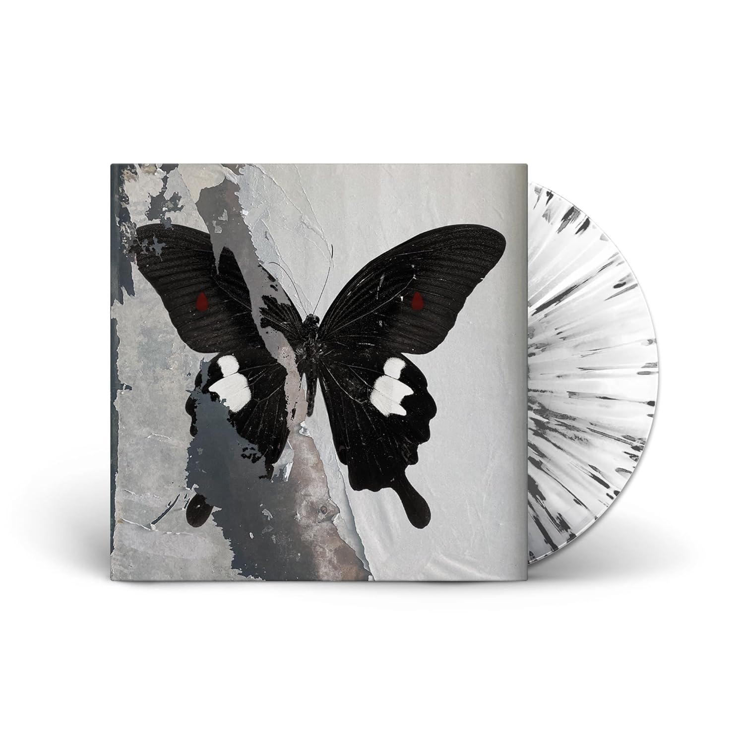 DEATH CULT – PARADISE NOW splattered clear vinyl LP