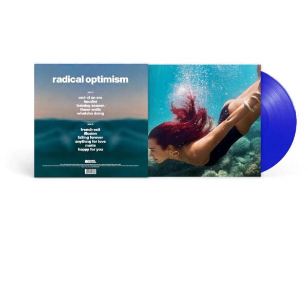 DUA LIPA – RADICAL OPTIMISM LP (blue vinyl)