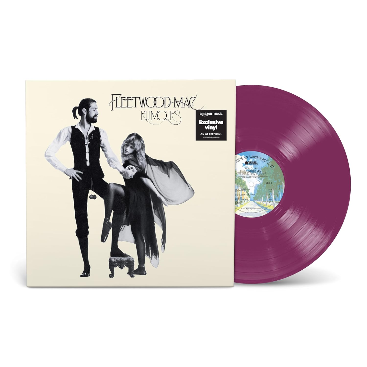 FLEETWOOD MAC – RUMOURS grape vinyl LP