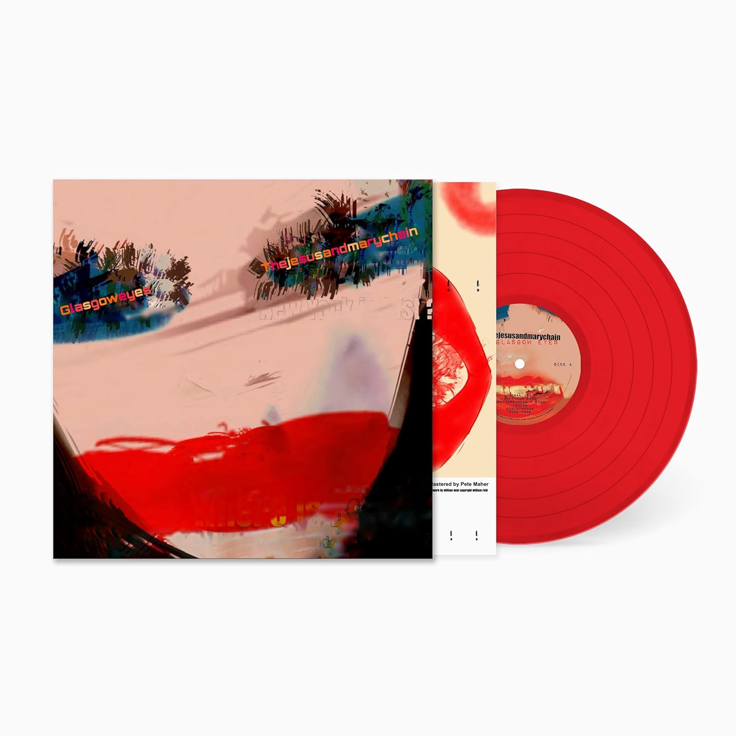 JESUS & MARY CHAIN – GLASGOW EYES transparent red vinyl LP