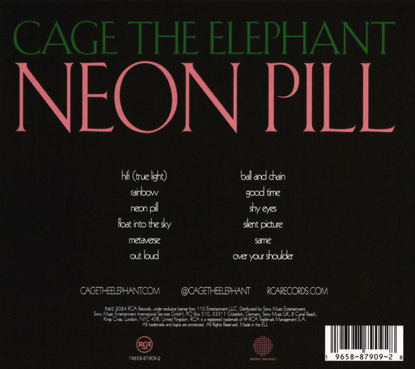 CAGE THE ELEPHANT – NEON PILL CD