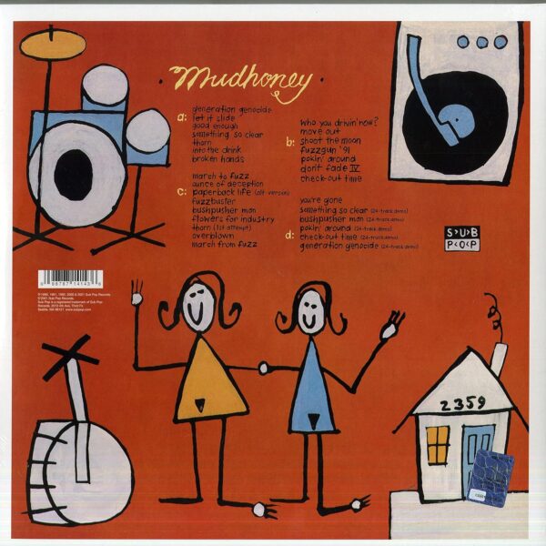 MUDHONEY – EVERY GOOD BOY DESERVES FUDGE ltd colored vinyl LP2