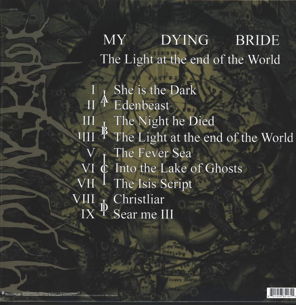 MY DYING BRIDE – LIGHT AT THE END OF THE WORLD LP2