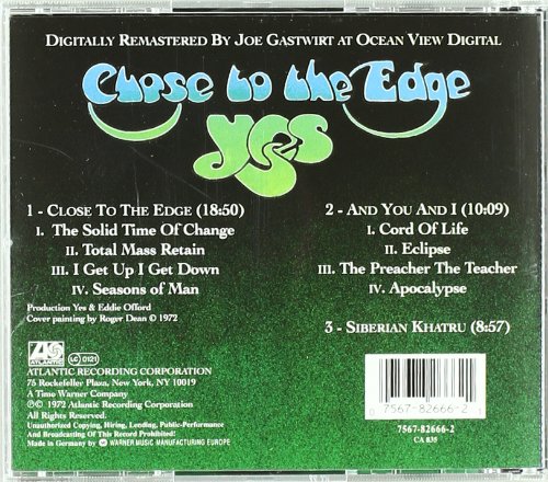 YES – CLOSE TO THE EDGE CD
