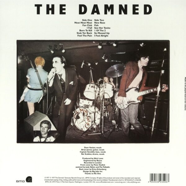 DAMNED – DAMNED DAMNED DAMNED 40th anniversary LP