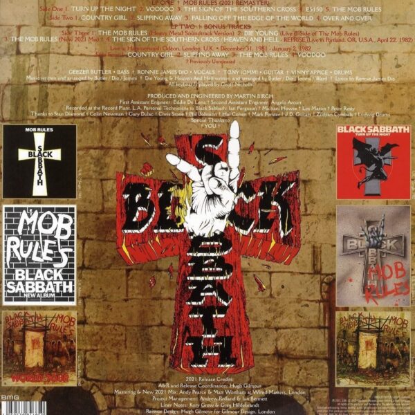 BLACK SABBATH – MOB RULES LP2