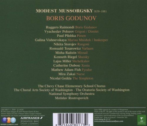 MUSSORGSKY/ROSTROPOVICH – BORIS GODUNOV CD3