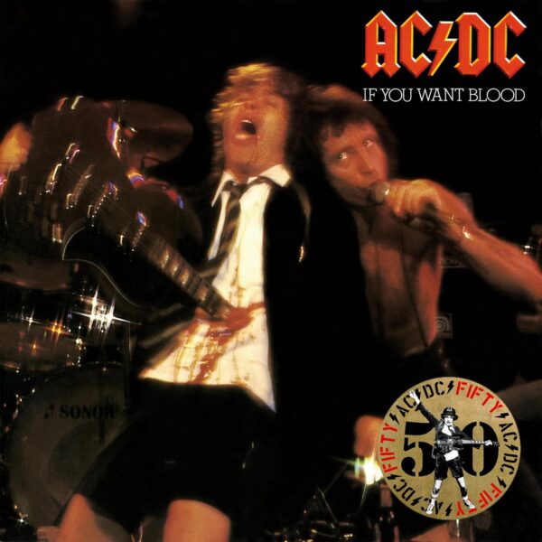 AC/DC – IF YOU WANT BLOOD YOU’VE GOT IT gold coloured vinyl LP2