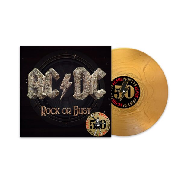 AC/DC – ROCK OR BUST gold coloured vinyl LP2