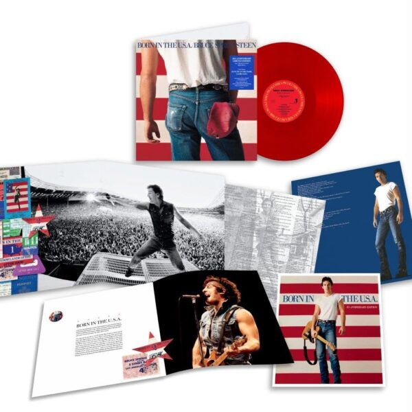 SPRINGSTEEN BRUCE – BORN IN THE USA 40th annyversary red vinyl LP