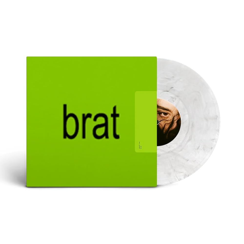 CHARLI XCX – BRAT gray marble swirl vinyl LP