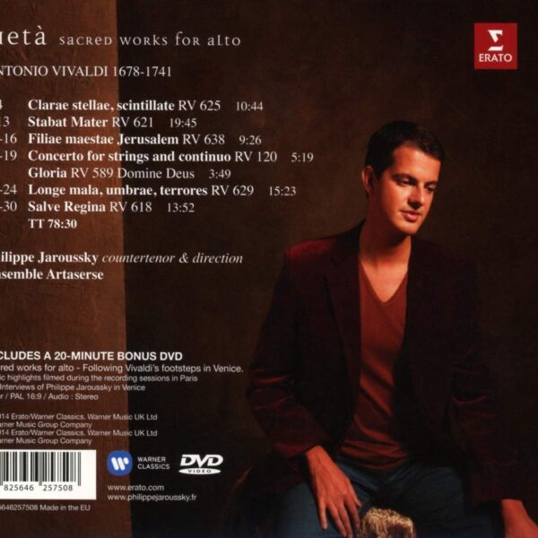 VIVALDI/JAROUSSKY – PIETA CD +DVD