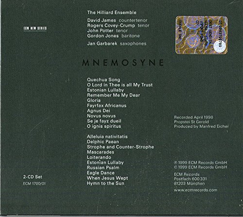 GARBAREK JAN – MNEMOSYNE CD2