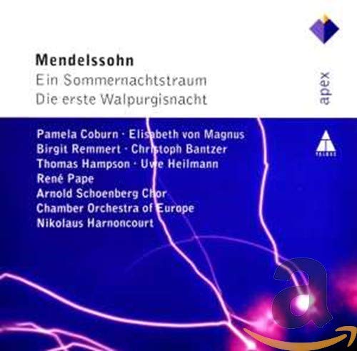 MENDELSSOHN – EIN SOMMERNACHTSTRAUM/DIE ERSTE WALPURGISNACHT CD