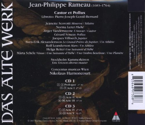 RAMEAU/HARNONCOURT – CASTOR ET POLLUX CD3