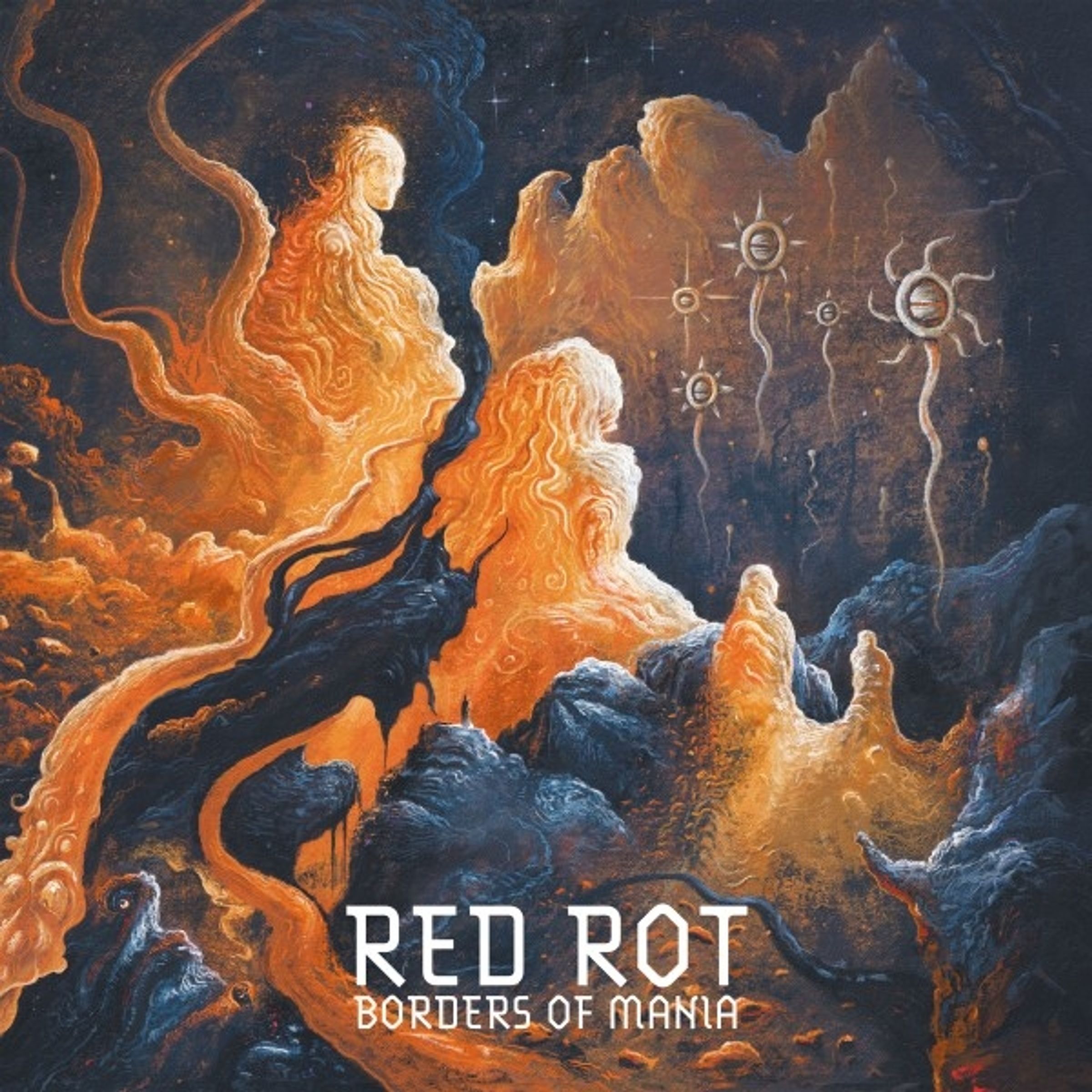 RED ROT – BORDERS OF MANIA transparent blue vinyl LP