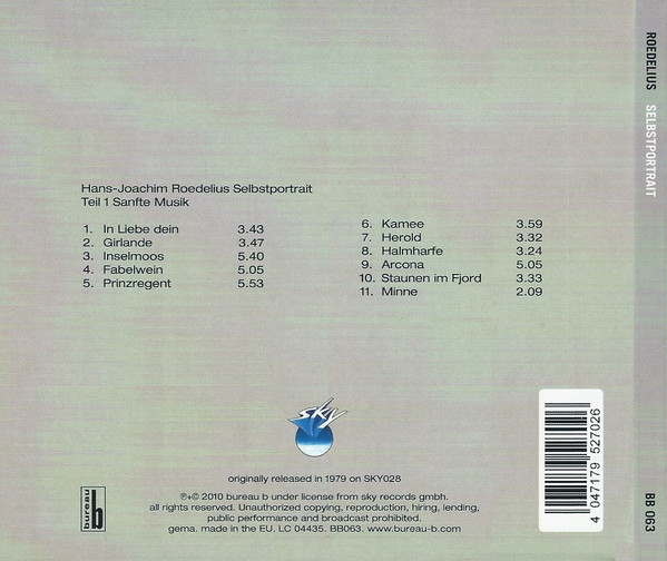 ROEDELIUS – SELBSTPORTRAIT CD