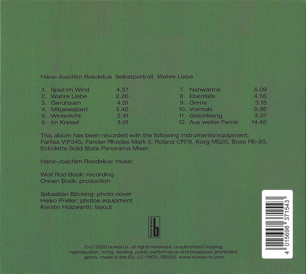 ROEDELIUS – SELBSTPORTRAIT WAHRE LIEBE CD