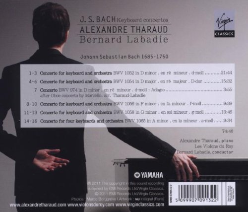 BACH/THARAUD – KEYBOARD CONCERTOS CD
