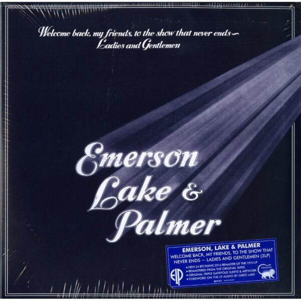 EMERSON LAKE & PALMER – WELCOME BACK MY FRIENDS LP3