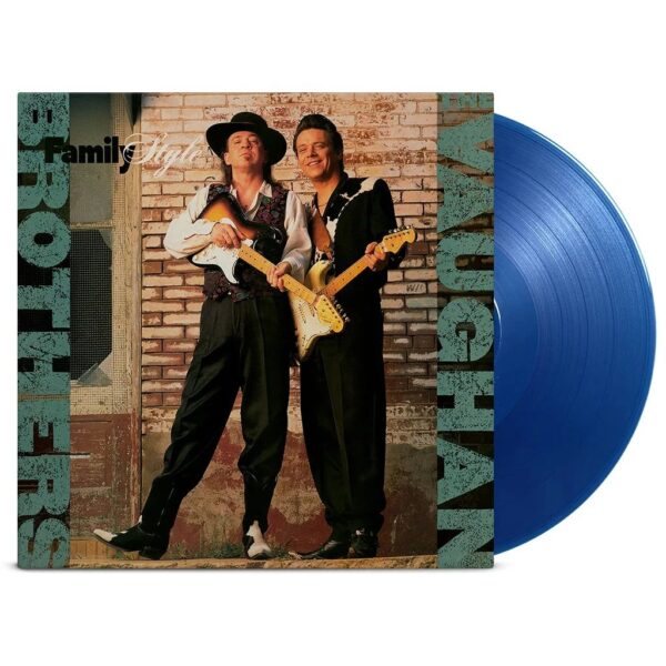 VAUGHAN BROTHERS – FAMILY STYLE translucent blue vinyl LP