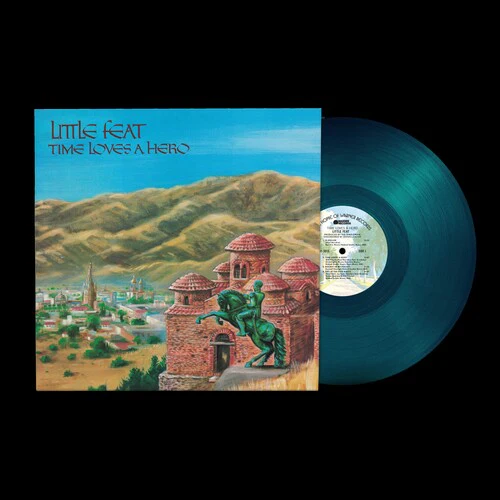 LITTLE FEAT- TIME LOVERS A HERO sea blue vinyl LP