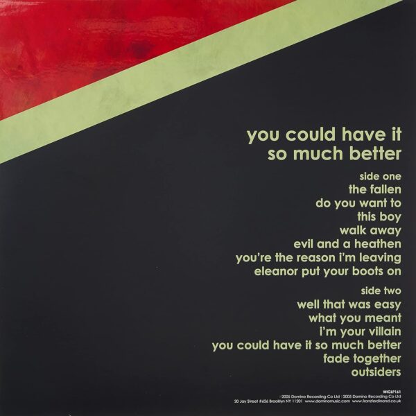 FRANZ FERDINAND – YOU COULD HAVE IT SO MUCH BETTER LP