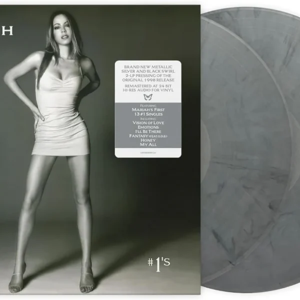 CAREY MARIAH – # 1’s metallic silver vinyl LP2