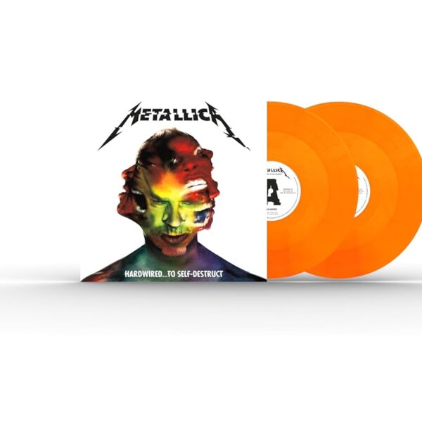 METALLICA – HARDWIRE …TO SELF DESTRUCT ltd flame orange vinyl LP2
