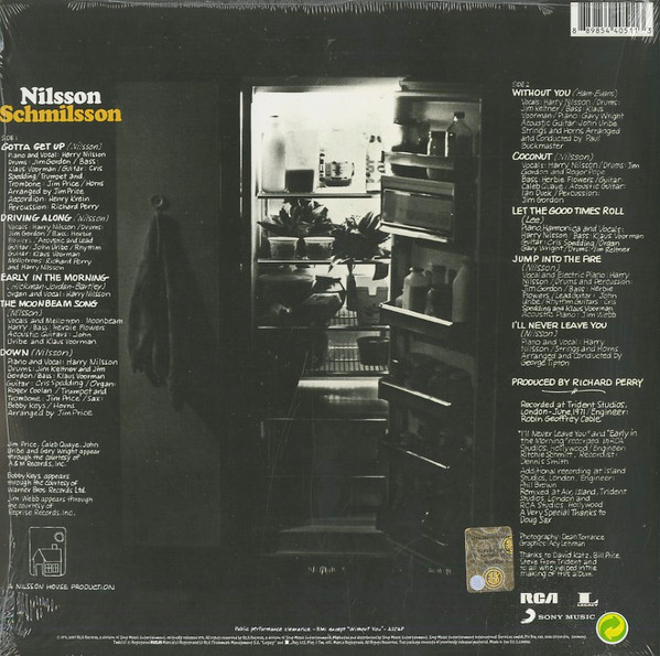 NILSSON HARRY – NILSSON SCHMILSSON LP