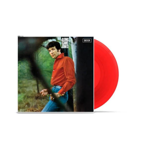 JONES TOM – ALONG CAME JONES ltd transparent red vinyl LP