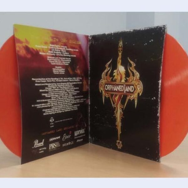 ORPHANED LAND – ROAD TO OR SHALEM transparent orange crush vinyl LP2