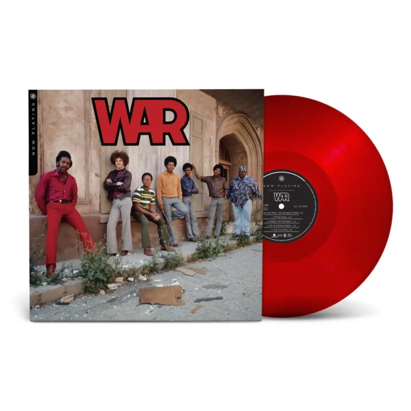 WAR – NOW PLAYING red transparent vinyl LP