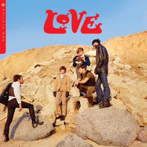 LOVE – NOW PLAYING red transparent vinyl LP