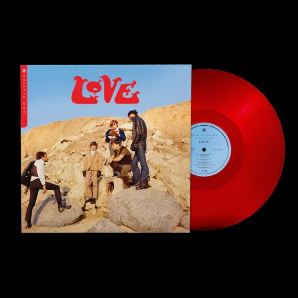 LOVE – NOW PLAYING red transparent vinyl LP