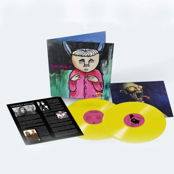 DINOSAUR JR – WITHOUT A SOUND deluxe expanded yellow vinyl LP2