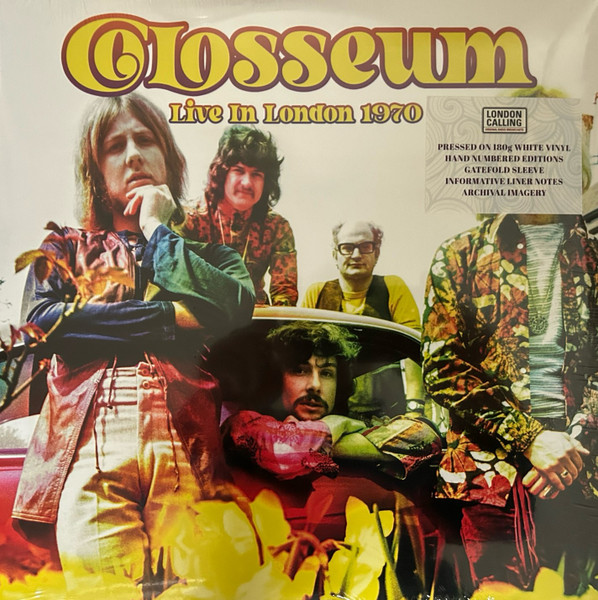 COLOSSEUM – LIVE IN LONDON 1970  white vinyl LP2