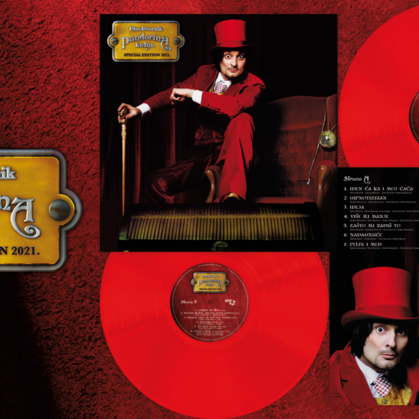 DVORNIK DINO – PANDORINA KUTIJA special edition 2021 prozirno crveni vinil LP