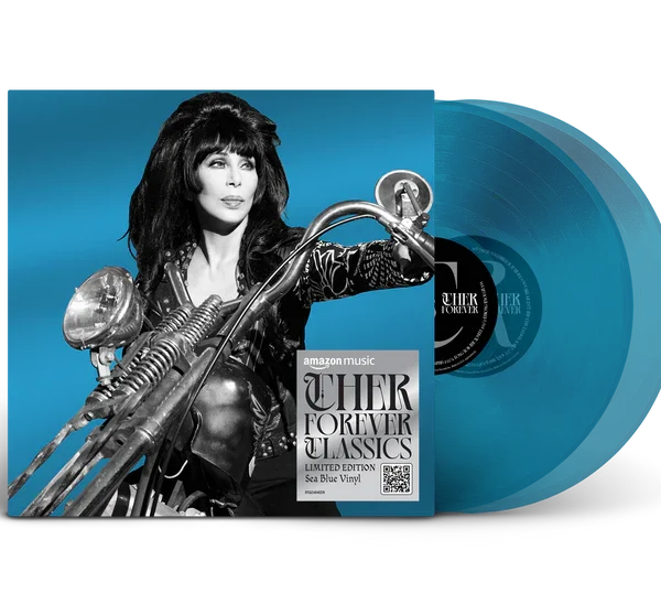 CHER – FOREVER ltd sea blue vinyl LP2