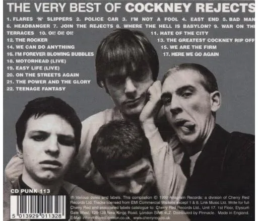 COCKNEY REJECTS – VERY BEST OF CD