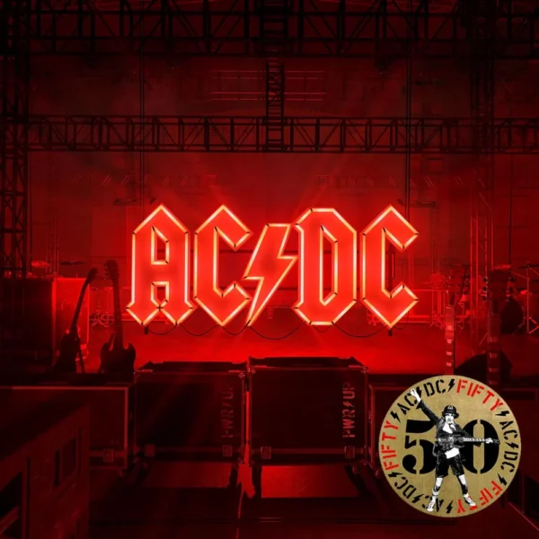 AC/DC – POWER UP 50th anniversary gold coloured vinyl LP